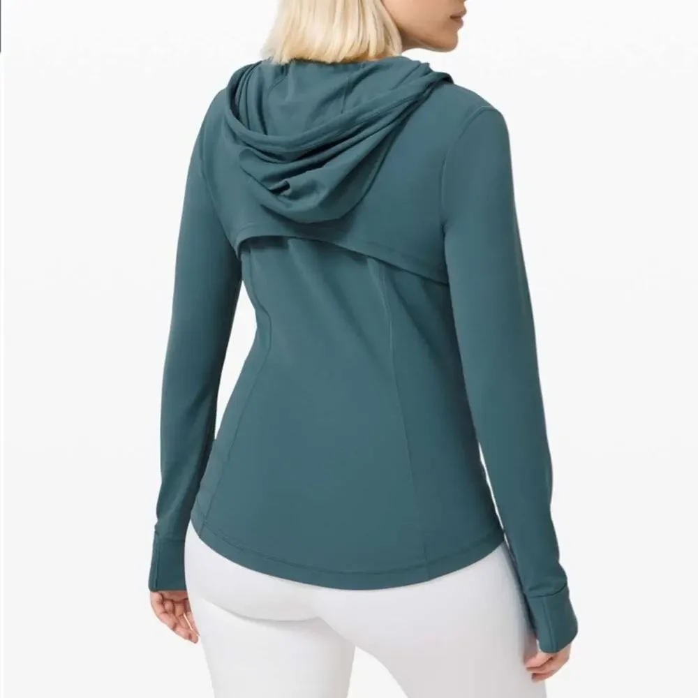 Lululemon Hooded Define Jacket Nulu Desert Teal - Size 8